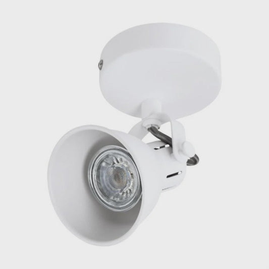 Seras 1 LED Spot Light 1x5W 4000K White Steel - 205315 - ARCK Electrical Wholesale Supplies