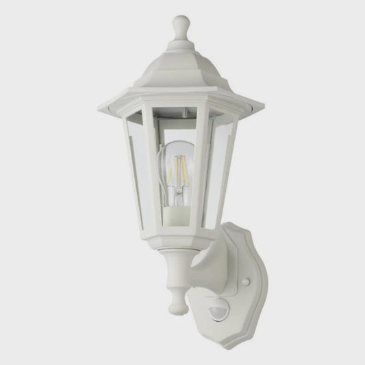 Duanera 1 Light Wall Lantern Height 425 mm White Plastic - 205467N - ARCK Electrical Wholesale Supplies