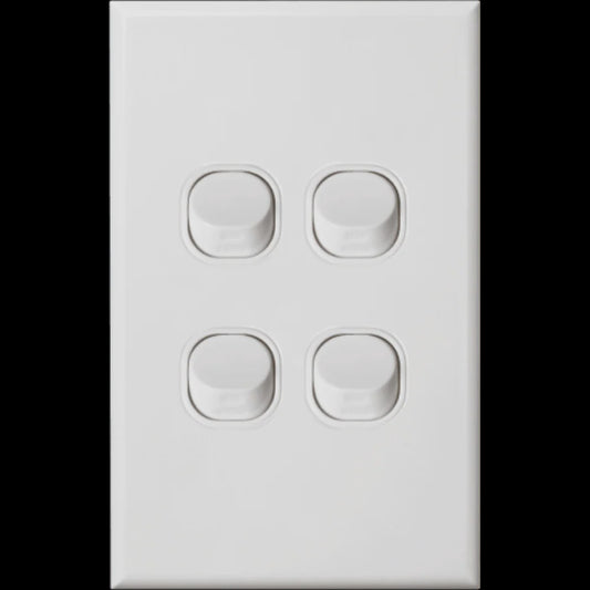 Standard 4 Gang Switch - DXWS4/V