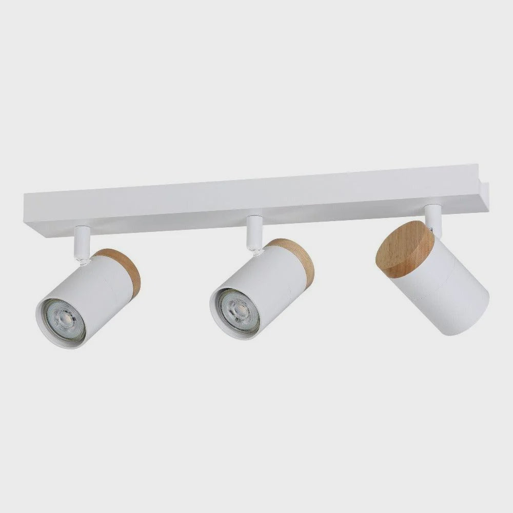 CARTAGENA Spot 3 lights White Steel - 206181 - ARCK Electrical Wholesale Supplies
