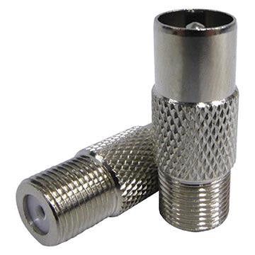 Adaptor 'F' Female To IEC (PAL) Male - 08MM-A2 - ARCK Electrical Wholesale Supplies