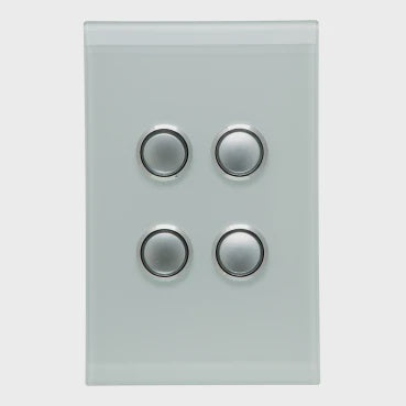 Saturn Series Switch Cover 4 G - 4064PBC-EB - ARCK Electrical Wholesale Supplies