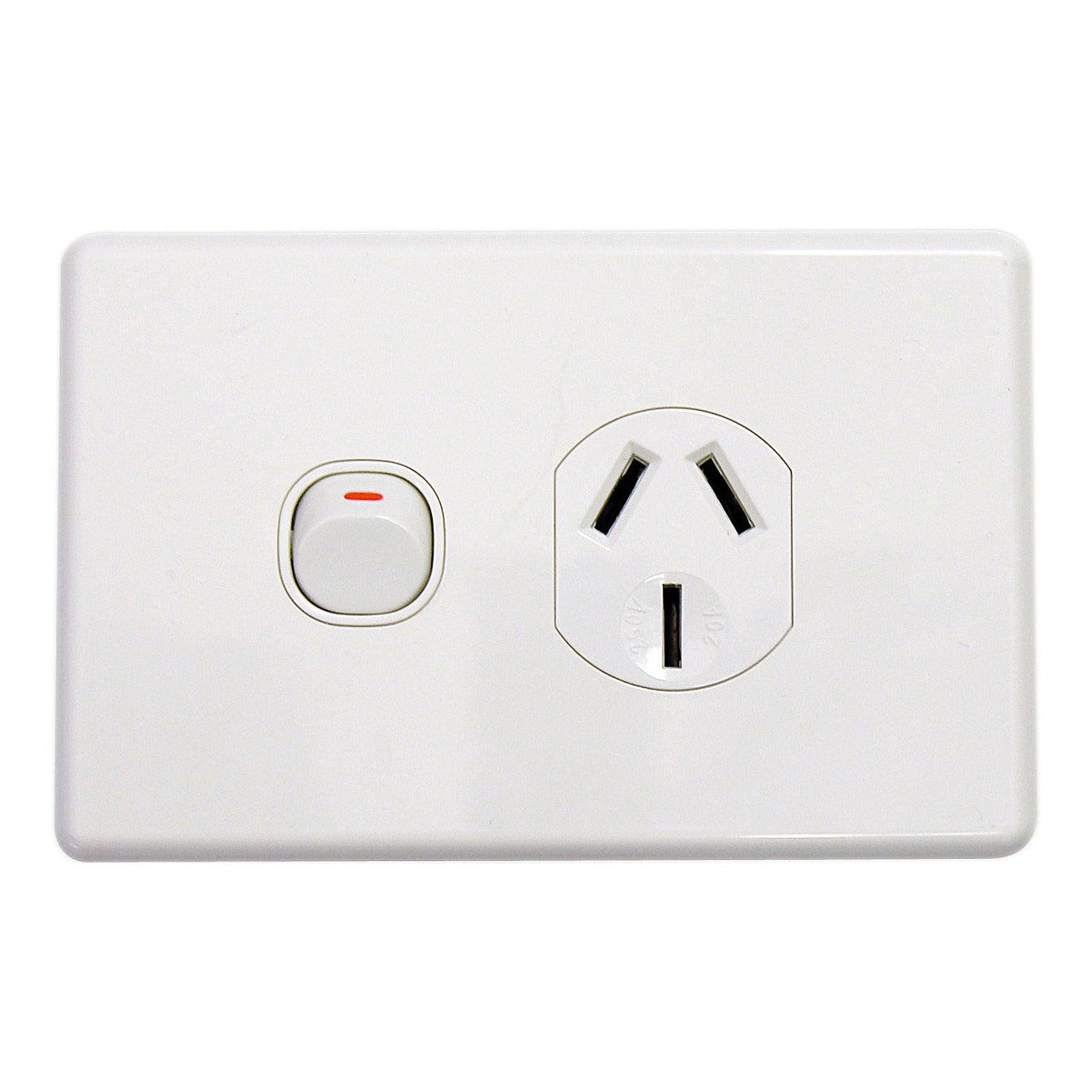 Clipsal Classic Single Powerpoint 20 Amp - C2015/20-WE - ARCK Electrical Wholesale Supplies