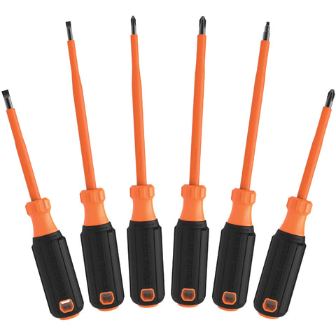 Klein Tools A-85076INS 1000V Insulated Screwdriver Set 6-Piece - ARCK Electrical Wholesale Supplies
