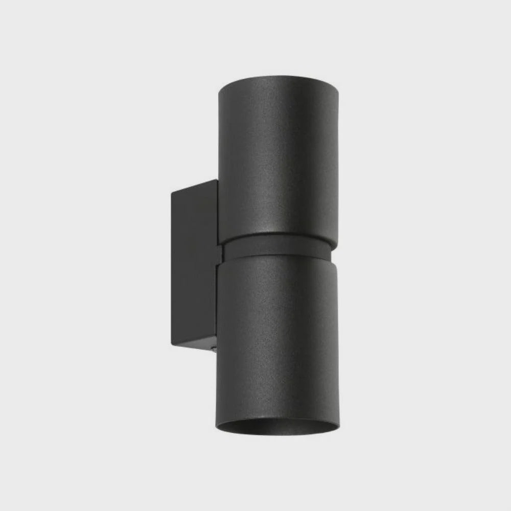 Passa 2 Up and Down LED Wall Light 2x5W 4000K Black Steel -205321 - ARCK Electrical Wholesale Supplies