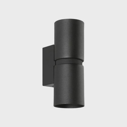 Passa 2 Up and Down LED Wall Light 2x5W 4000K Black Steel -205321 - ARCK Electrical Wholesale Supplies