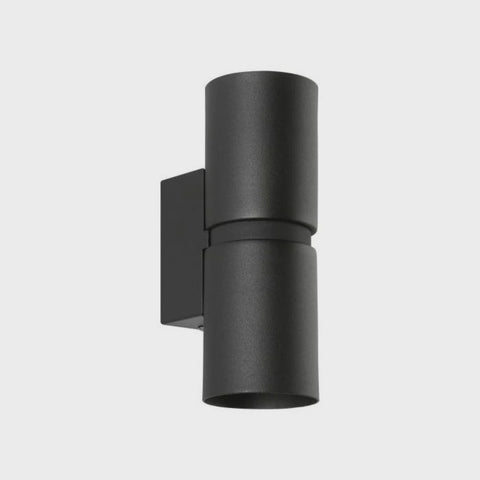 Passa 2 Up and Down LED Wall Light 2x5W 4000K Black Steel -205321 - ARCK Electrical Wholesale Supplies