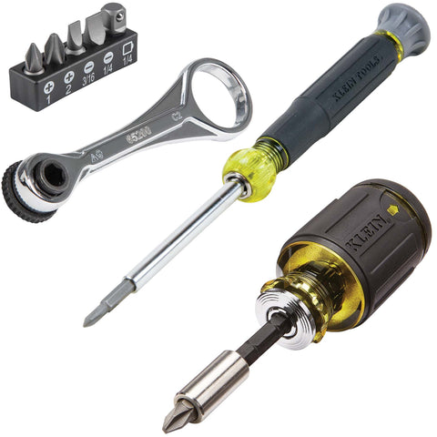 Klein Tools A-85515 Multi Bit Screwdriver & Mini Ratchet Set - ARCK Electrical Wholesale Supplies