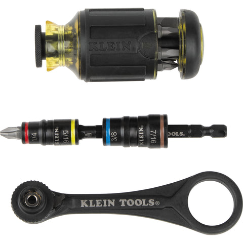 Klein Tools A-85515HD Mini Ratchet & Multi Bit Driver Set - ARCK Electrical Wholesale Supplies