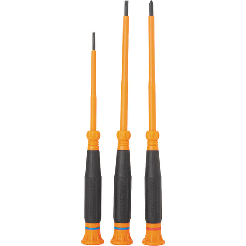 Klein Tools Insulated Precision Screwdriver Set, 3-Piece- A-85613INS