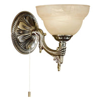 MARBELLA Champagne & Bronze 1 light Wall Sconce - 85859