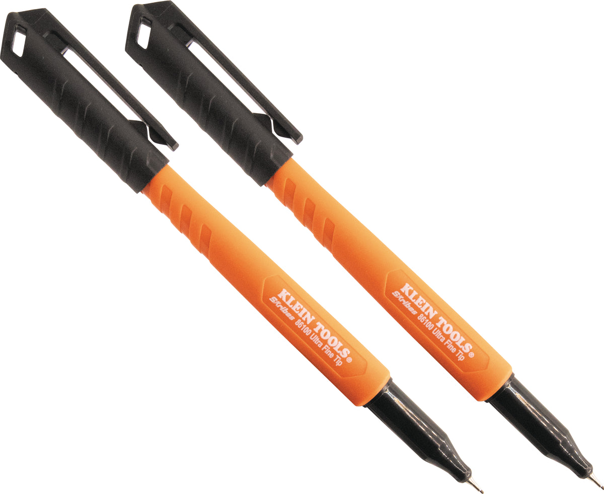 Klein Tools A-861002 2Pk Black Ultra Fine Marker - ARCK Electrical Wholesale Supplies