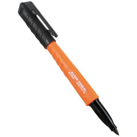 Klein Tools Skribes™ Fine Tip Permanent Markers, Black, 12-Pack- A-8610112