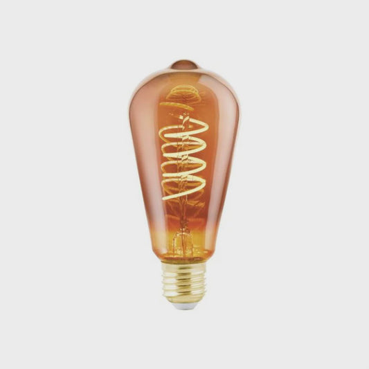 Bulb LED ST64 Globe ES 240V 4W Warm White 2000K - 110094 - ARCK Electrical Wholesale Supplies