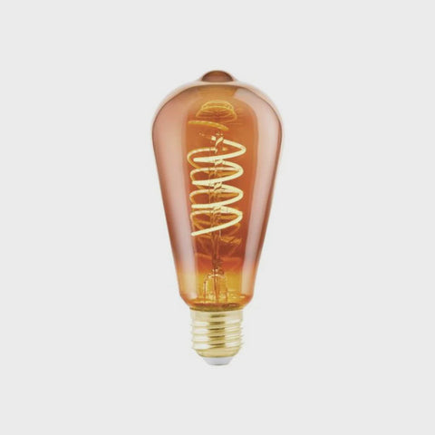 Bulb LED ST64 Globe ES 240V 4W Warm White 2000K - 110094 - ARCK Electrical Wholesale Supplies