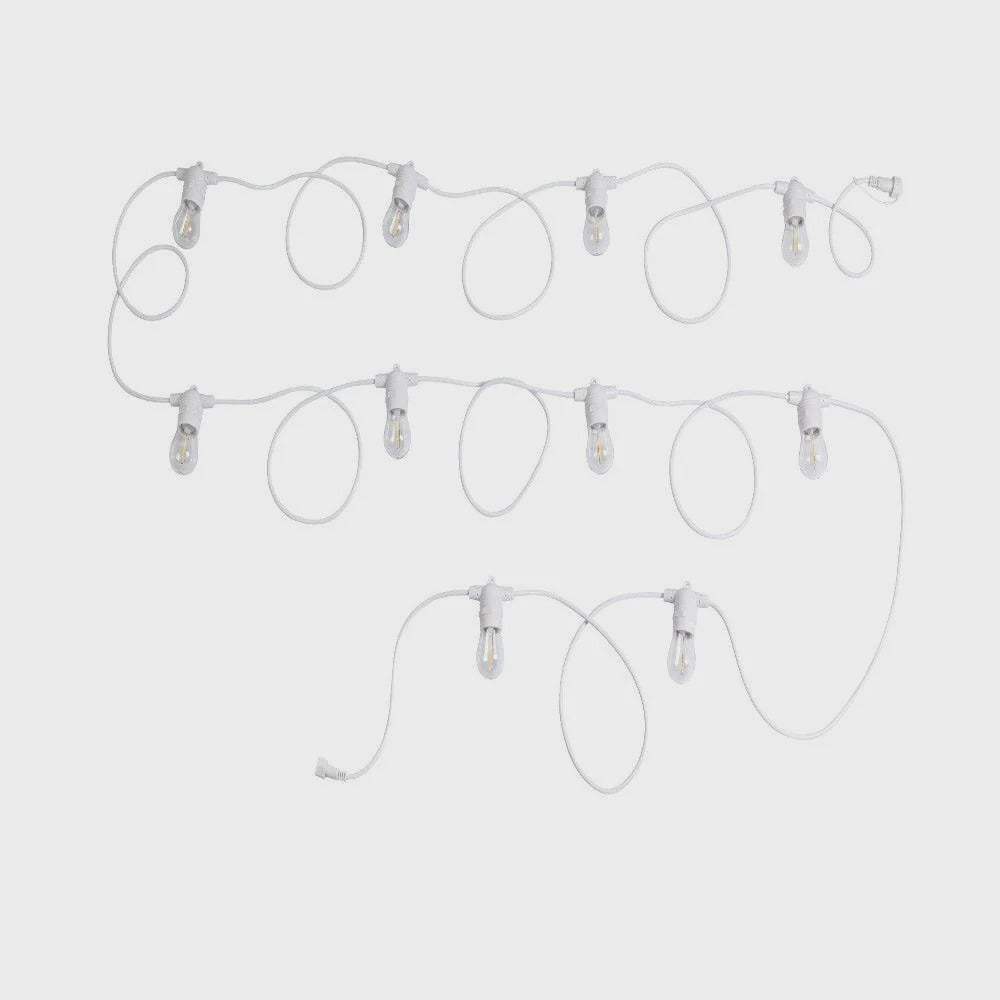 Festoon 10 Lights 12V L8000mm White Plastic RGB - 205975 - ARCK Electrical Wholesale Supplies