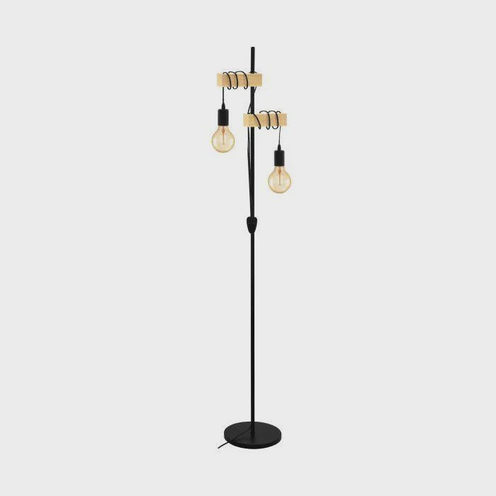 Townshend Scandustrial Floor Lamp 2Lt - 32919N - ARCK Electrical Wholesale Supplies