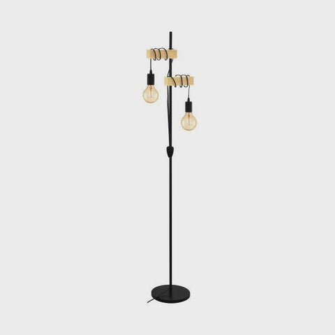 Townshend Scandustrial Floor Lamp 2Lt - 32919N - ARCK Electrical Wholesale Supplies