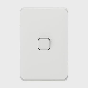 Clipsal Iconic 1 Gang Switch - 3041VA-VW - ARCK Electrical Wholesale Supplies
