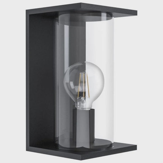 Cascinetta 1 Light Wall Height 280 mm Black Zinc-Plated Steel - 98713N - ARCK Electrical Wholesale Supplies