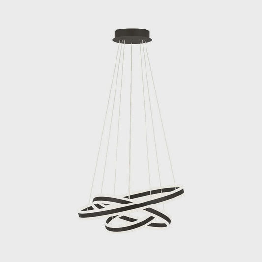 Tonarella 177W LED Pendant Black / Satined - 205027 - ARCK Electrical Wholesale Supplies