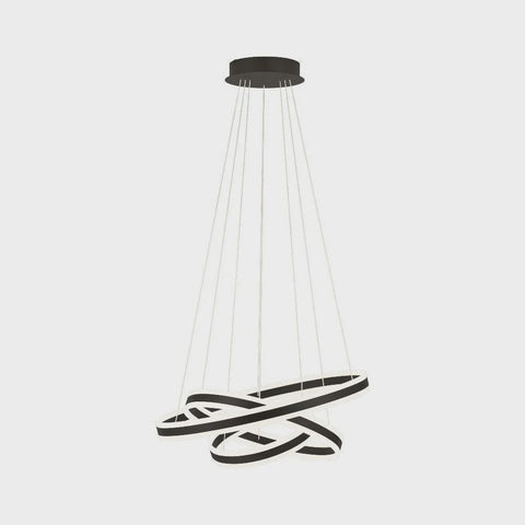 Tonarella 177W LED Pendant Black / Satined - 205027 - ARCK Electrical Wholesale Supplies
