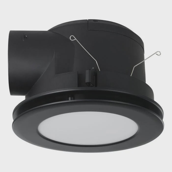 Samba Ex Fan/Light Rnd 10W LED Tri-Col Blk - 206176N - ARCK Electrical Wholesale Supplies