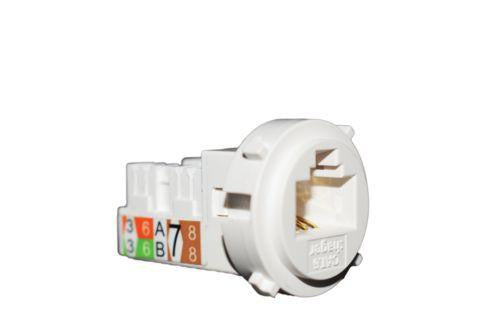 Hager Mechanism Data Cat 6 Gloss White  WBMCAT6 - ARCK Electrical Wholesale Supplies