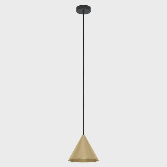 NARICES Pendant Light Black / Brushed Brass Steel - 99591N - ARCK Electrical Wholesale Supplies