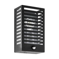 Alamonte 3 1 Light Wall Light With Sensor Black - 900137N