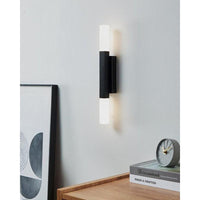 Alcudia Up / Down Wall Light Black Aluminium / Plastic 3000K - 900617N