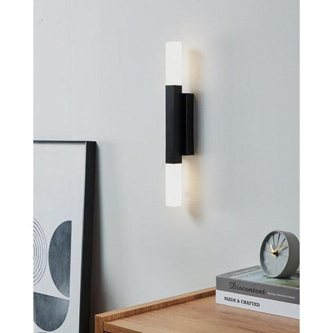 Alcudia Up / Down Wall Light Black Aluminium / Plastic 3000K - 900617N
