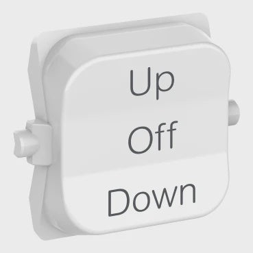 Clipsal Iconic Dolly Toggle 3-Position UP-OFF-DOWN White - 49MLBLUOD-VW - ARCK Electrical Wholesale Supplies