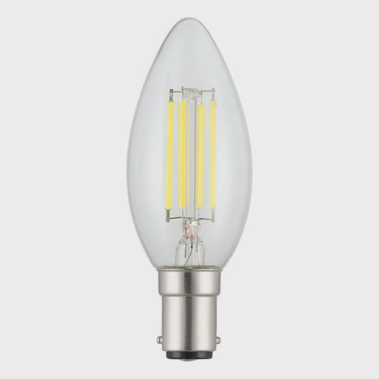 Filament Candle Clear Globe 4W B15 Dimmable 5000K - 206445 - ARCK Electrical Wholesale Supplies