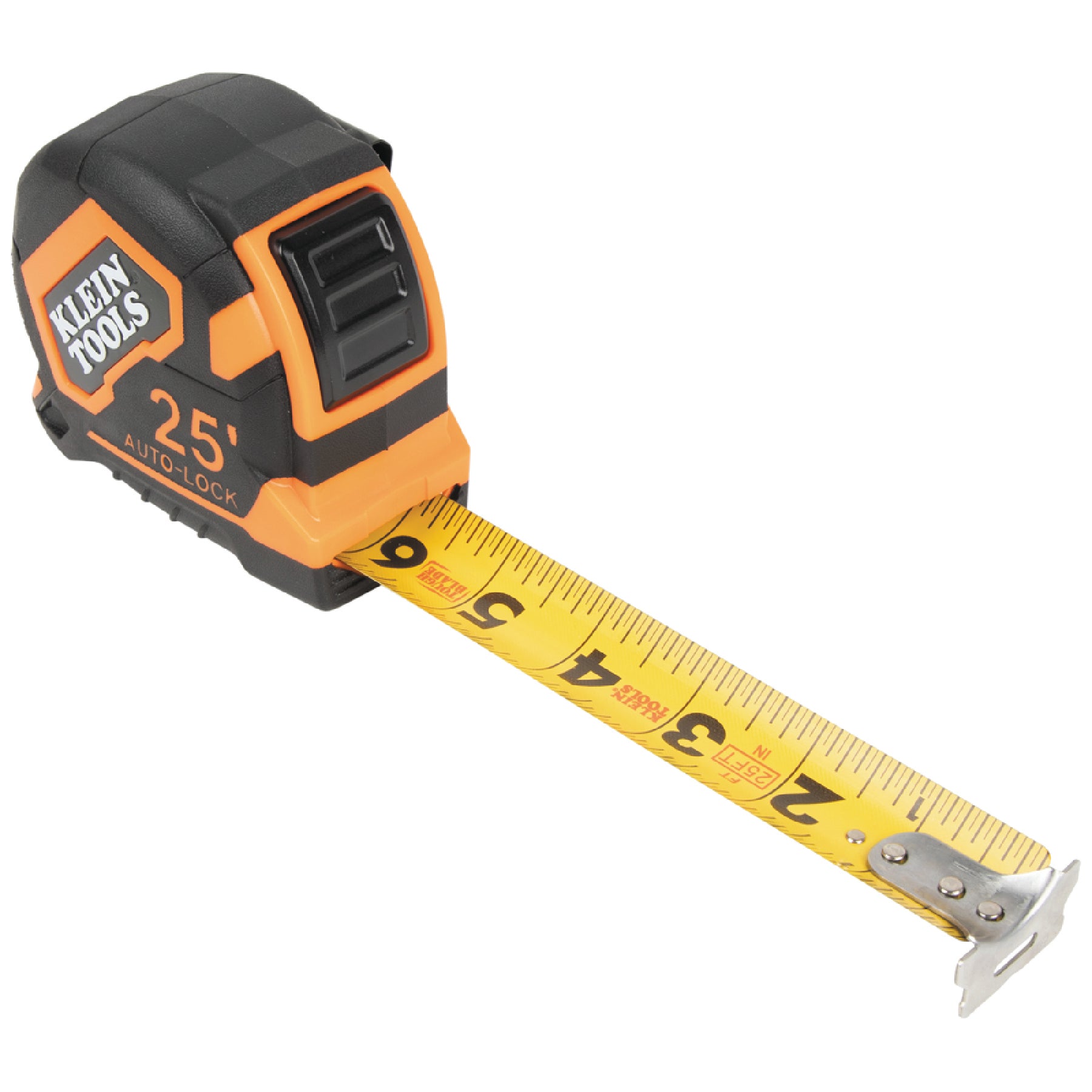 Klein Tools A-9125AL 7.6Mt Single Hook Auto Lock Tape Measure25Ft - ARCK Electrical Wholesale Supplies