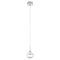 Montefio 1 LED Pendant Chrome & Clear, Crystal 140mm - 93708