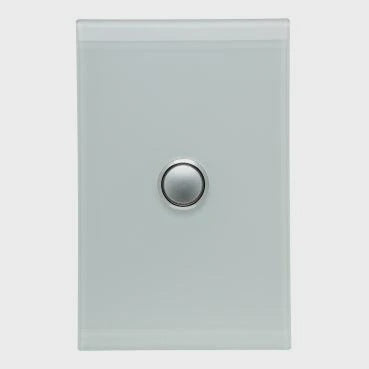 Clipsal Saturn 1 Gang Switch with LED Ocean Mist - 4061PBL-OM - ARCK Electrical Wholesale Supplies