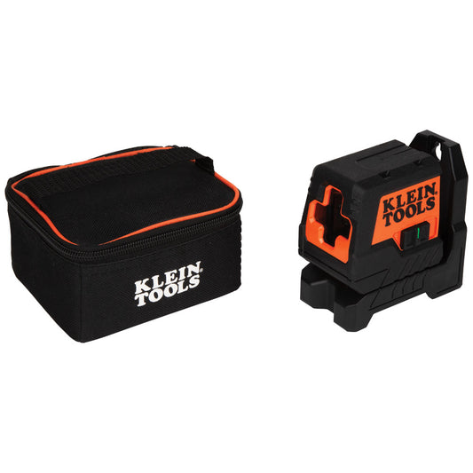 Klein Tools Green Compact Cross-Line Self-Leveling Laser Level, 50-Foot- A-93MCLG