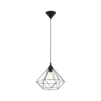 Tarbes 1 Light Pendant Black 325mm - 94188