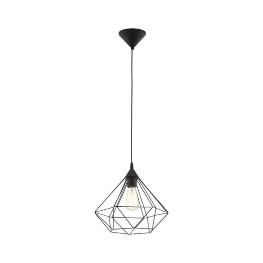 Tarbes 1 Light Pendant Black 325mm - 94188 - ARCK Electrical Wholesale Supplies