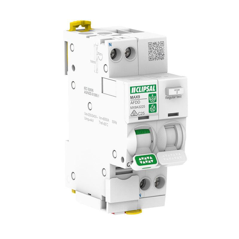 Clipsal MAX9Arc Fault Detection (AFDD+RCBO) - MX9A3225 - ARCK Electrical Wholesale Supplies