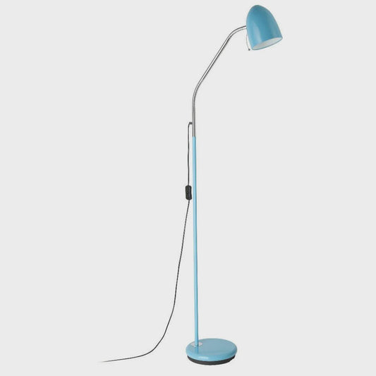 Lara Floor Lamp 1 Light Light Blue Steel - 205576N - ARCK Electrical Wholesale Supplies