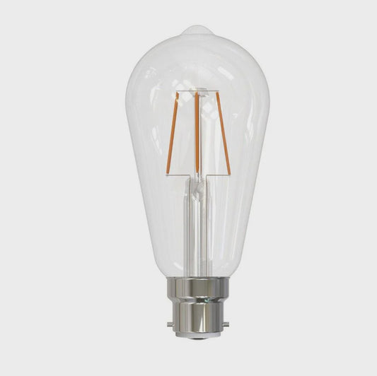 Filament Pear Dimmable LED Globe 240V 5W BC Clear 2700K - 205423 - ARCK Electrical Wholesale Supplies