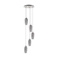 Farsala 5 LED Pendant 3000K Satin Nickel Steel - 96345N