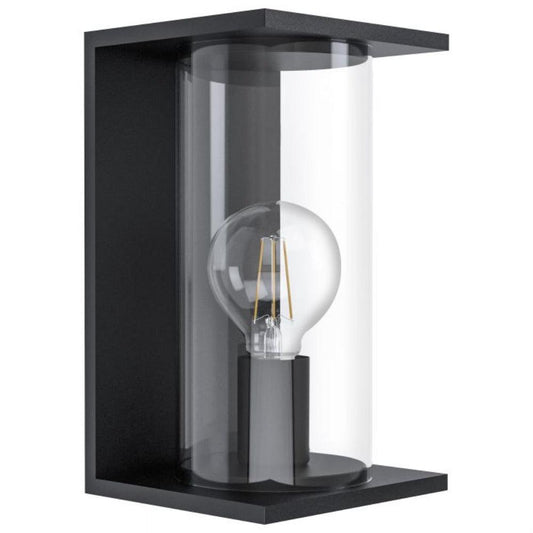 Cascinetta 1 Light Wall Height 280 mm Black Zinc-Plated Steel - 98713N