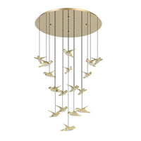 Paratebueno 780mm Pendant Light Brass - 390398