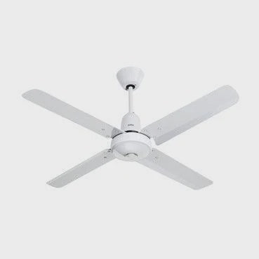 Clipsal Airflow Ceiling Fan 4 Blade 1200mm White New Model - P4HS1200AL-WE - ARCK Electrical Wholesale Supplies