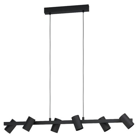 Gatuela 1 6 Light Island Pendant Black - 99464N