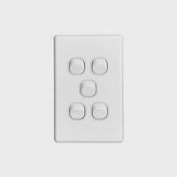 Clipsal Classic 5 Gang Switch White - C2035VA-WE