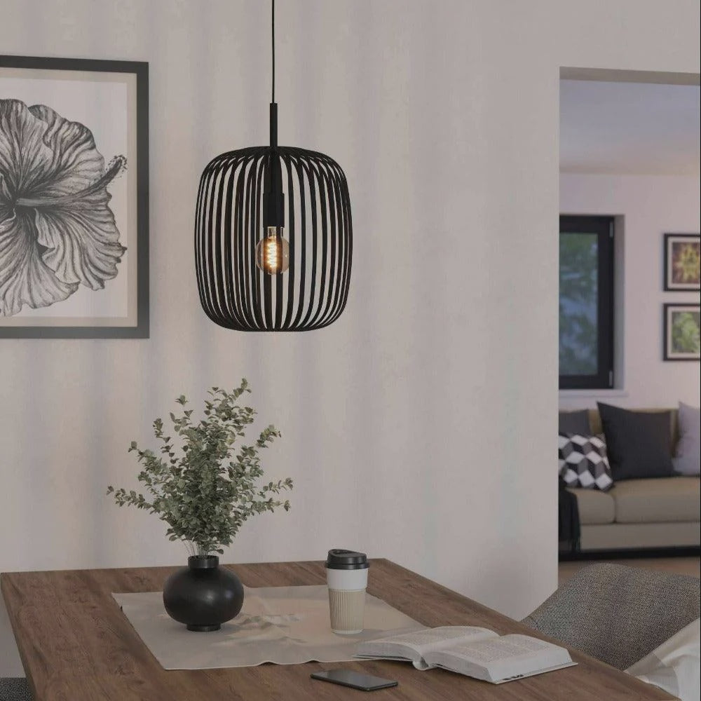 ROMAZZINA Pendant Light Black Steel - 900494N - ARCK Electrical Wholesale Supplies